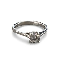 Anello Soranzo Gioielli Donna in Oro bianco Diamante Lab Grown NP10475508